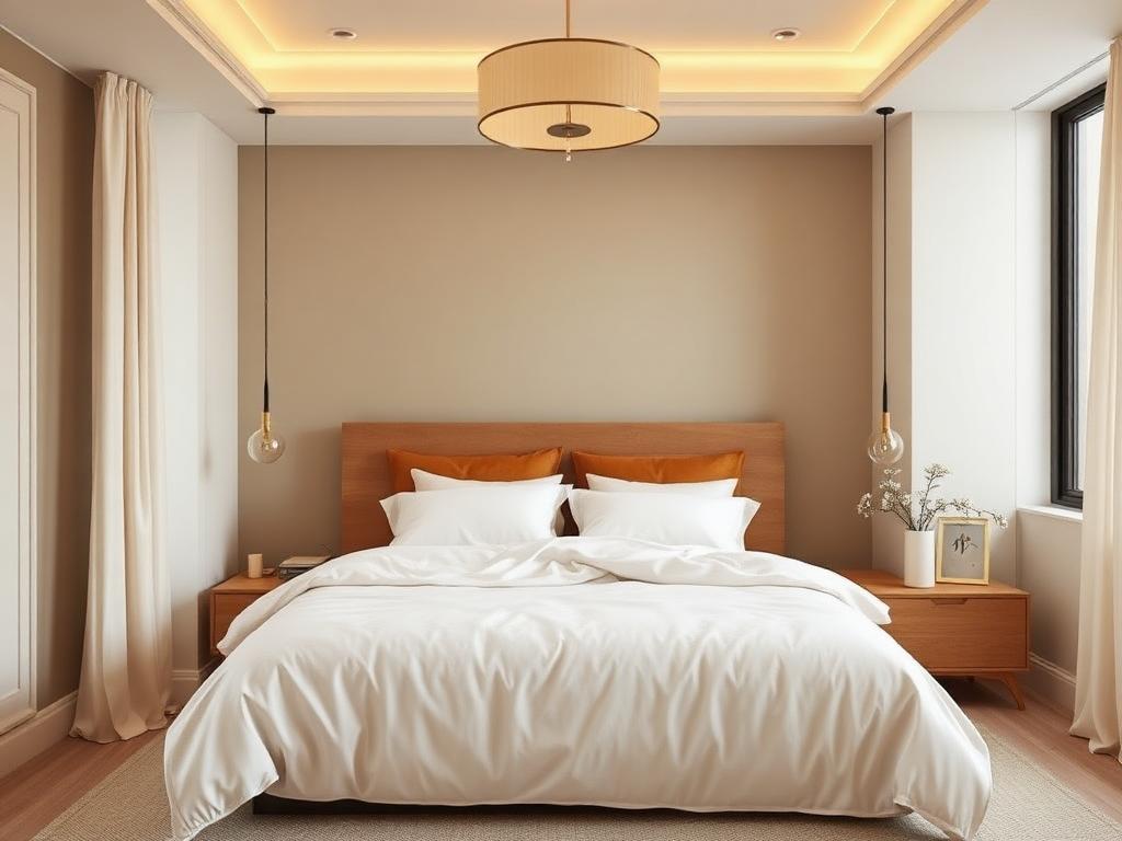Serene Sanctuary after — luxury bedroom interior