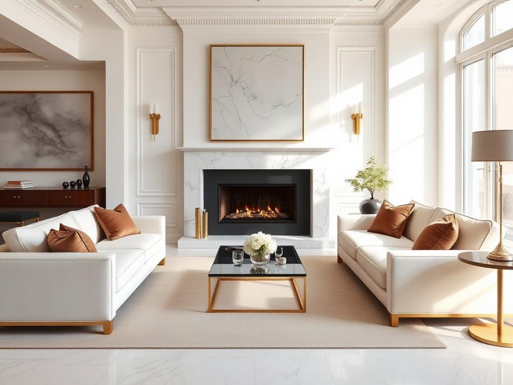 The Ivory Villa after — luxury living interior